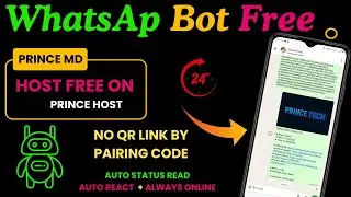 Deploy Prince MD WhatsApp Bot FREE 😱 | Prince Host Par 24/7 Bot Live #mhmodsofc 