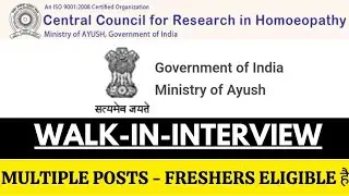 CCRH Walk-In Interview: Everything You Need to Know