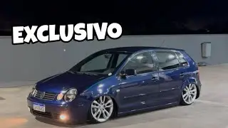 ELE TINHA O SONHO DE TER UM POLO , E REALIZOU COM O AZUL REBAIXADO COM RODA DE MERCEDES 