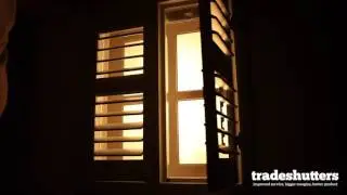 Window Shutter with Blackout Blind