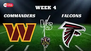 LIVE! Washington Commanders Vs Atlanta Falcons! PlayByPlay/Analysis