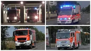 [Vom L&ouml;schzug zur FF bis zum GTLF!] 10 Minuten Alarmfahrten aus Leipzig