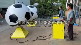 Wholesale PVC Inflatable Soccer Football Ride Green White Rodeo Bull Riding Machine