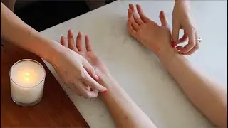 ASMR | Arm, wrist, & hand scratching, massage, and light brushing *whisper*