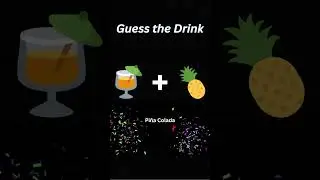 Emoji Quench: Can You Solve?  #pinacolada  #challenge #drinks #game #iqtest #riddles #pineapple