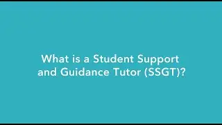 What is a Student Support and Guidance Tutor?