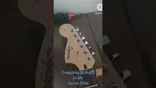 Working On My Squier #partscaster #squieraffinity #squier #fender #guitar #electronics  #music