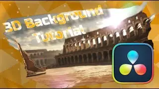 Tutorial for 3D background for DaVinci Resolve #tutorial  #davinciresolvetutorial  #3dedit