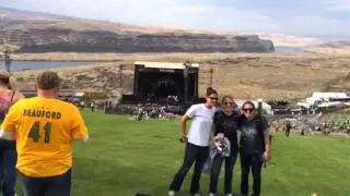 Cresting the hill at The Gorge 2015