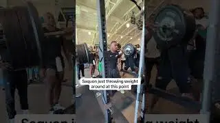 Saquon Barkley making it look easy in the weight room