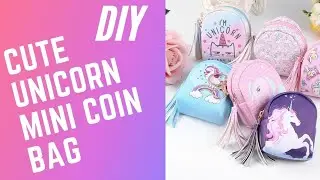 DIY Cute Homemade Mini Unicorn coin bag|Paper Crafts | How to | CrazeeCrafts
