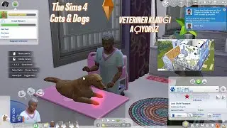 THE SİMS 4 VETERİNER KLİNİĞİ AÇIYORUZZ The SimS 4 Cats & Dogs paketiyle inşa ediyoruzz 😍