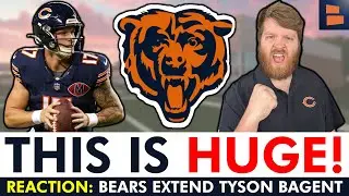 💰Tyson Bagent Signs TEAM-FRIENDLY Contract Extension With Chicago Bears - Instant Reaction & News