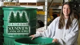 Big Green Landscaping Barrels