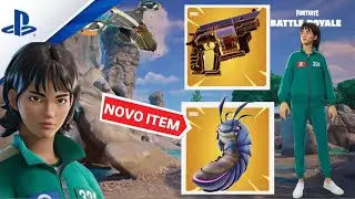 NOVO TATU BOLINHA ☄️ | ROUND 6 SKIN GAME PLAY 🎯| PS5 4K #fortnite #ps5 
