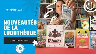 🎲Nouveautés Septembre 2025🎲-ludothèque Être et Jouer : Double seven, Happy Salmon, Faraway, ...