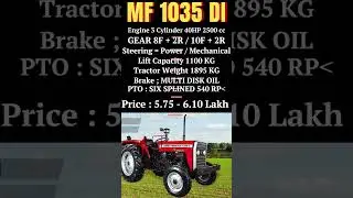 MASSEY FERGUSON 1035 DI FULL SPECIFICATION 2023 // #massey1035 #masseytractor #massey #tractor