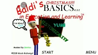Baldi's Christmas Basics Decompile Edition NSPC Gameplay (Baldi's Basics Mod)