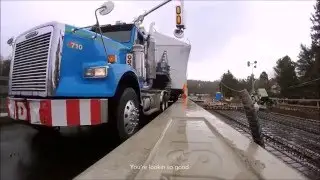 Modular Transport Canada Delivers a House to Blind River, Ontario Part 1 of 3