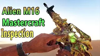 Alien M16 Mastercraft Blueprint Inspection in Call of Duty: Black Ops Cold War 