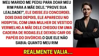 Enquanto eu doava um rim para a mãe dele, ele apareceu com uma nova mulher. E…
