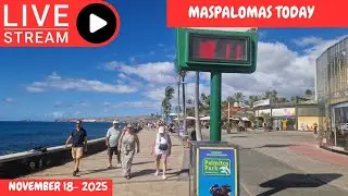 Gran Canaria LIVE 🔴MASPALOMAS TODAY NOVEMBER 18 - 2025