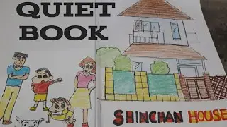 shinchan house quiet book
