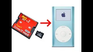 How to restore iPod after replacing old HDD with SD CARD
