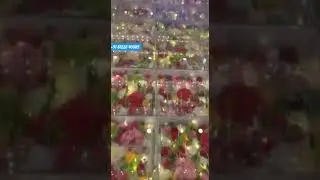 LED Glass Flower Floor Decoration +91 81225 40589 | Wedding Marriage Reception India