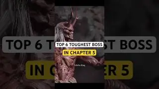 Black Myth Wukong: Top 6 Hardest Boss In Chapter 5 #blackmythwukongboss #journeytothewest #gameplay