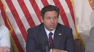 Gov. DeSantis speaks on his proposal for property tax relief in Florida during Jacksonville stop