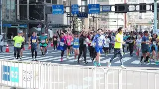 東京マラソン2025 日本橋交差点 32km地点 定点 2025年03月02日
