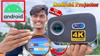 Best Smart Android (13) Projector Unboxing & Review 📽️🔥📽️ Projector Connect To Mobile 🔥📽️🔥 |