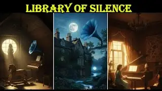 The Library of Slumbering Worlds: A Calm Journey into Silence #watcher #story #bedtimestories