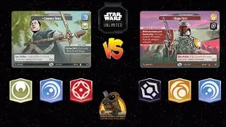Chirrut Aggression vs Boba Vigilance | Star Wars Unlimited Premier Gameplay | Bo3