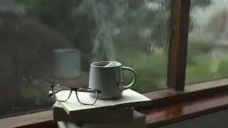 Rainy Day Coffee ☕: Enjoy Your Morning Brew with Soothing Thunderstorm 🌧️ Sounds