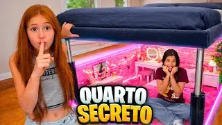 CONSTRUI UM QUARTO SECRETO NA CASA DE FÉRIAS ( Susu e família ) 