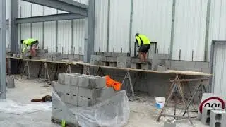 Fire wall at Tatiara Truck & Trailers, Bordertown