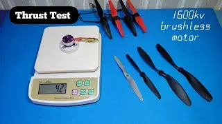 BLDC Motor Thrust Test: Which Propeller Wins?