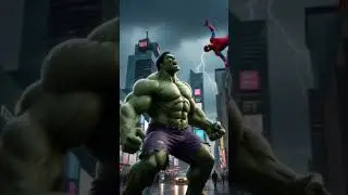 Hulk vs spiderman fight for pant |#ai  #ytshorts