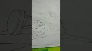 Simple microscope that I have drawn #drawing #microscope #shortvideo