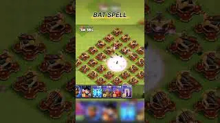 Max X-BOW Vs bat, skeleton, lighting, earthquake spells &ldquo;Which spell is the best?&rdquo;#clashofclans #coc