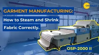 Fabric Shrinkage Machine for Knit Fabrics in Garment Factory