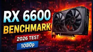 RX 6600 Benchmark Test (2026) | 1080p Performance & Stress Test