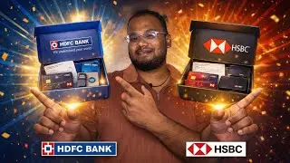 Unboxing My New HSBC & HDFC Debit Card Kit 😍 | Daily Life Vlog  HSBC vs HDFC Bank #hsbcindia