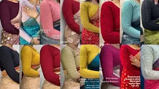 Дизайн шерстяной блузки | Специальная зимняя блузка | Вязаная блузка. Коллекция блузок #bridalblo...