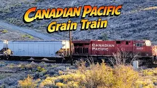 Canadian Pacific Grain Train: Tranquille, BC - September 2025