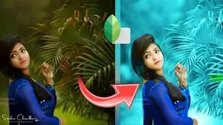 New Snapseed Dark Blue Effect Photo Editing Trick 🔥 | Snapseed Background Colour Change Trick