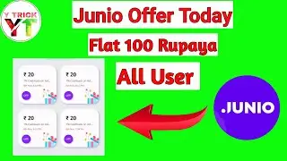 Junio card offer | Flat 100 All user | Junio card to bank transfer | New Trick ke sath