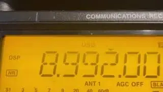 Tail end of today's Miitary EAM   8.992 Mhz  2/20/25